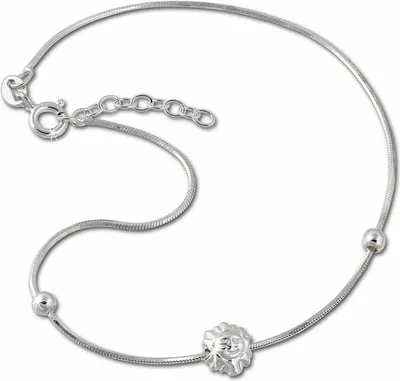 Produktbild von SilberDream Damen-Fußkette 25,5cm 925er Silber allergenfrei silber Sonny SDF2055