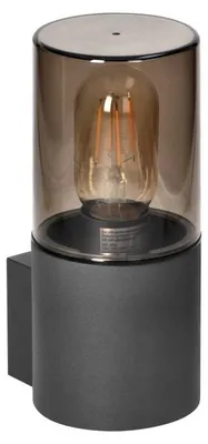 Productafbeelding van SALVIA Wandlamp, tuinlamp, E27, IP54, grijs