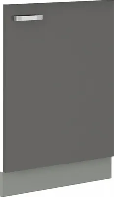 Image de Porte pour lave-vaisselle encastrable ULLERIKE – 60x72 cm, gris