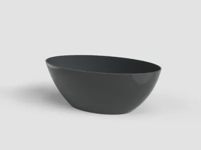 Obrázek produktu pro Artevasi Truhlík BAHIA, kulatý, 45 cm, plast, tmavě šedá