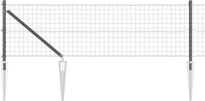 Obrázek produktu pro vidaXL Drátěný plot s hroty 50 x 0,6 m (š x v)