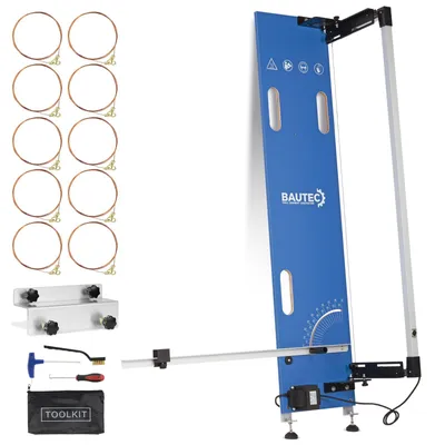 Produktbild von BAUTEC Styroporschneider GAZELLE 2.1 » Starter-Set inkl. 10 Schneidedrähte, Gerüsthalterung » Heißdrahtschneider