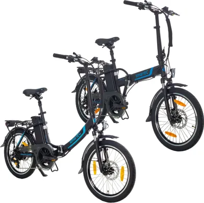 Produktbild von smartEC 2er Pack Camp-20D & Camp-20H Falt Pedelec/E-Bike 20 Zoll Schwarz