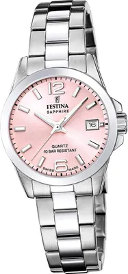 Produktbild von Festina Damenuhr Swiss Made Armbanduhr Edelstahl silber D2UF20049/3