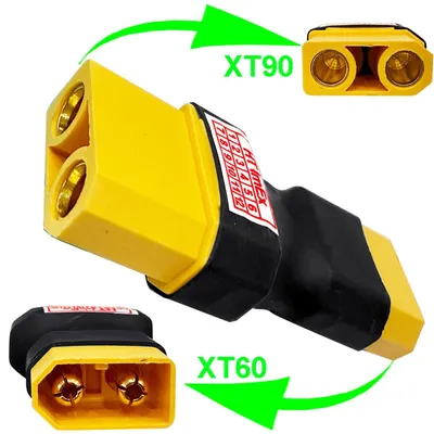 Produktbild von LiPo Ladeadapter XT90 Buchse auf XT60 Stecker Adapter RC Akku