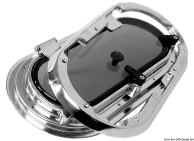 Immagine prodotto di BOMAR Oblò ovale AISI316 438 x 210 mm, 1 pezzo