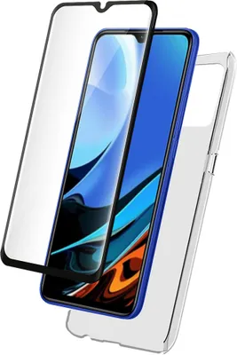 Zdjęcie produktu dla BigBen Connected, etui TPU do Xiaomi Redmi 9T i przezroczysta osłona ekranu ze szkła hartowanego