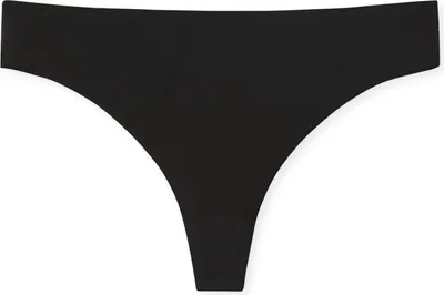 Produktbild von Schiesser Damen String Invisible Soft - schwarz - Größe 38