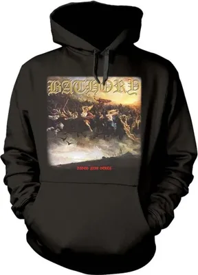 Produktbild von Bathory Kapuzenpullover Herren Blood Fire Death schwarz L