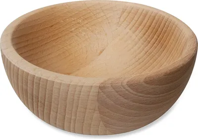 Obrázek produktu pro Creative Deco Dřevěná Miska | Dekorativní Miska z Nelakovaného Dřeva | Ø12 x 6 cm | Kulatá Dekorativní Miska Dřevo Ideální na Ořechy a Ovoce