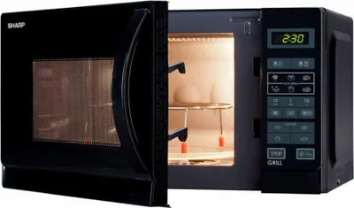Immagine prodotto di Sharp R-742BKW Microonde da banco 25 l 900 W Nero (18100111)
