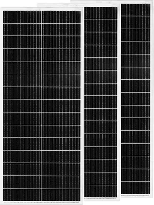 Immagine prodotto di Pannello solare, potenza in uscita 100 W, tecnologia monocristallina, 3 pezzi da 100 W (300 W)