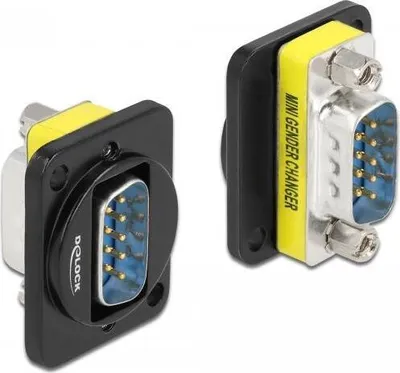 Produktbild von Delock D-Typ Modul DB9 Stecker zu DB9 Stecker