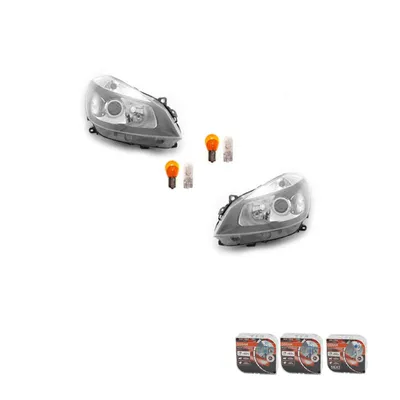 Produktbild von Scheinwerfer + Osram Night Breaker Laser passend für Renault Clio BR CR Set Li Re 7701061075 260608237R 260608764R 7701070491 7701061076 260100 Johns