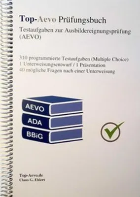 Image de Top-Aevo Prüfungsbuch 2022 - Übungsaufgaben zur Ausbildereignungsprüfung