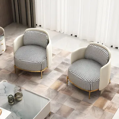 Produktbild von Club Moderner Polster Fernseh Lounge Sessel Sofa Couch 1 Sitzer Designer Couchen