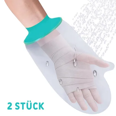 Produktbild von Wasserdichter Gipsverbandüberzug für Hand, Gips Schutz für Dusche nach Operationen, Gipsverbandhülle für Erwachsene zum Duschen, für Handgelenk