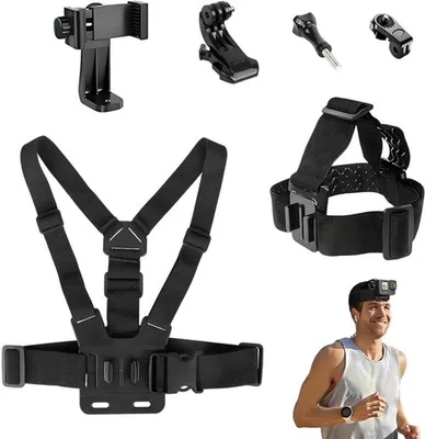 Zubehör für Actionkameras: 6-teiliges Set, Hauptbild