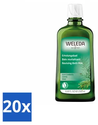 Produktbild von 20 x Weleda Zilverspar Verkwikkingsbadmelk - 200 ml - Vorteilspackung - 20 Stücke