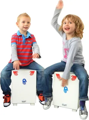 Produktbild von Kindertrommelhocker, 38cm orange