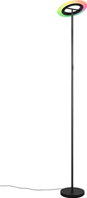 Immagine prodotto di Lampada da terra a LED, nera, telecomando, RGBW, H 175 cm