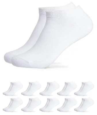 Produktbild von Occulto Damen & Herren 100% Baumwolle Sneaker Socken 10er Pack (Modell: Manu)