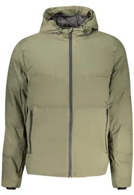 Produktbild von Herrenjacke Grün: Langarm mit Kapuze & Taschen - Stilvoll & Praktisch
