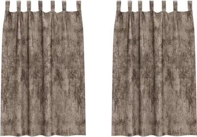 Produktbild von vidaXL Samtvorhänge 2 stk. Cappuccino 175 x 140 cm Samt