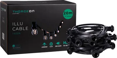 Produktbild von Lichterkette 20 Lampenfassungen 2000 W 50-60 Hz 220-240 V E27 IP44 20 m