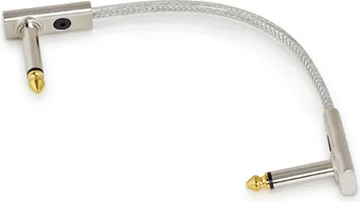 Obrázek produktu pro RockBoard Flat Patch Cable - SAPPHIRE 10 cm Lomený - Lomený Patch kabel