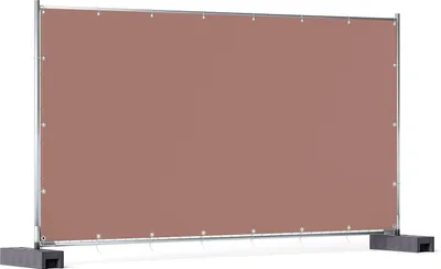 Produktbild von Wallario XXL Outdoor-Poster für Garten oder Balkon, Motiv Pastellpink, in ca. 340 x 173 cm