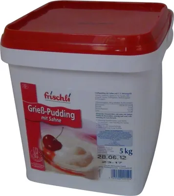 Produktbild von Frischli Sahne Pudding Grieß schmeckt wie selbstgemacht 5000g