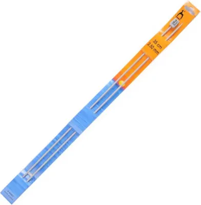 Immagine prodotto di Ferri da maglia PONY, alluminio, diritti, 2 pezzi, lunghezza 35 cm, misura 2,5 mm