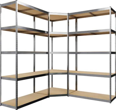 Produktbild von CLP 3er Regalsystem silber