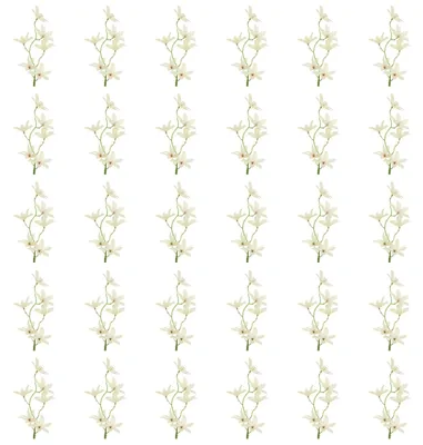 Image de 30 fleurs d'orchidée artificielles pour la décoration