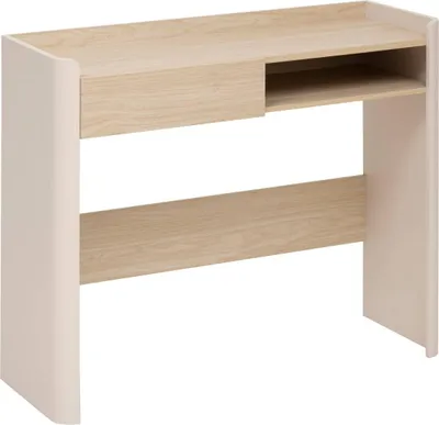 Produktbild von Konsole Roundy elfenbeinweiß und Holz