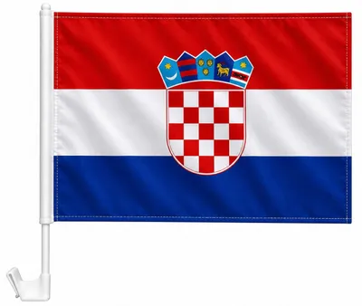 Produktbild von Autoflagge Kroatien 30 x 40 cm Auto Flagge Fahne Autofahne Fensterflagge Fanfahne