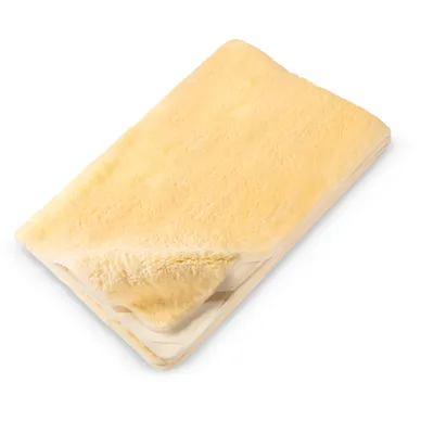 Immagine prodotto di Cuscino da letto in pelle d'agnello Fellhof Cuscino da letto Comfort Pelliccia naturale 100x200cm