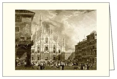 Zdjęcie produktu dla Karnet z kopertą ITW 015 Milano Piazza del Duomo 2 - Rossi