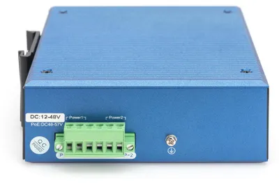 Zdjęcie produktu dla Digitus Przemysłowy 8+2 portowy zarządzalny przełącznik Gigabit Ethernet PoE L2, Zarządzany, L2, Gigabit Ethernet (10/100/1000), Pełny dupleks