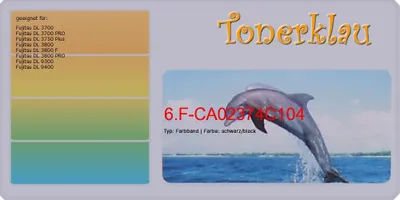 Produktbild von black Farbband 6.F-CA02374C104 kompatibel mit Fujitsu CA02374C104