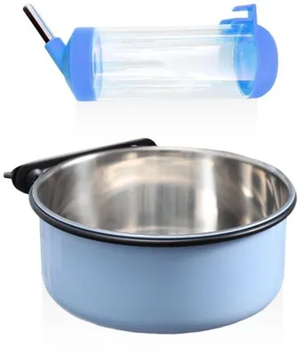 Produktbild von Hängend Tierfuttereimer, Lautsprecherfuttertrichter, Hängend Hundebekken, Stahlhundebekken, Lautsprecherfuttertrichter, Tierfuttereimer für Hunde und Katzen