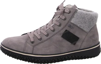 Produktbild von Rieker Damen Z4230 Schnürboots Stiefeletten Warmfutter, Größe:38 EU, Farbe:Grau