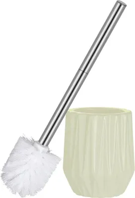 Produktbild von FIISAYL Toilettenbürste mit Toilettenbürstenhalter aus Keramik, beige
