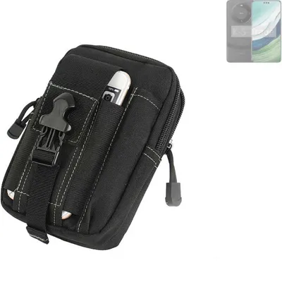 Produktbild von K-S-Trade Gürtel Tasche kompatibel mit Huawei Mate 60  Gürteltasche Holster Schutz Hülle Handy Hülle Smartphone outdoor Handy-Hülle schwarz