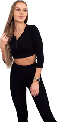 Immagine prodotto di Set di top a coste neri