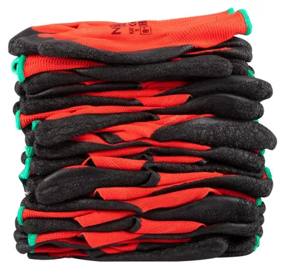 Produktbild von Latexbeschichtete Polyester-Knitterarbeitshandschuhe, 3121X, Größe 8