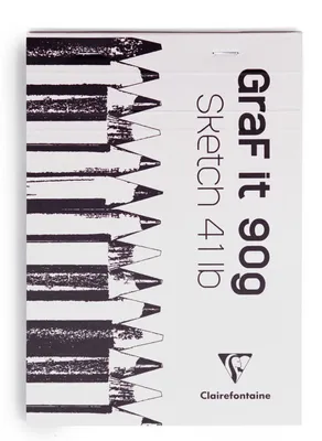 Obrázok produktu pre Clairefontaine 96621C Clairefontaine Zeichenblock "GraF it", DIN A5, 90 g/qm