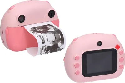 Immagine prodotto di Fotocamera digitale per bambini con stampante, rosa – Foto da 12 megapixel, video Full HD