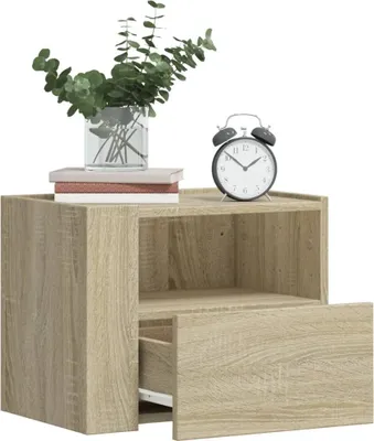 Obrázek produktu pro vidaXL Nástěnné noční stolky 2 ks dub Sonoma 45x30x35 cm